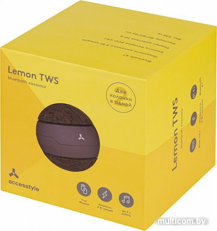Беспроводная колонка AccesStyle Lemon TWS