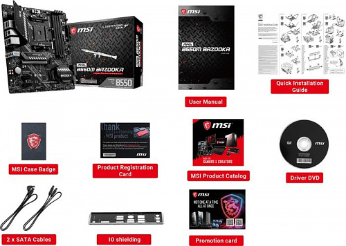Материнская плата MSI MAG B550M Bazooka