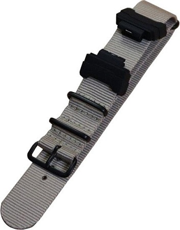 Ремешок Rumi Nato G-Loop нейлоновый для Casio G-Shock GW-6900/DW-5900C/DW-6600 (серый)