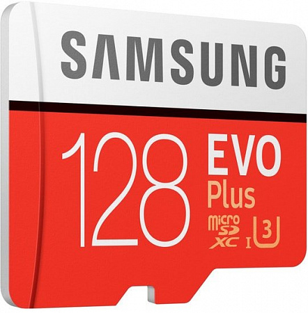 Карта памяти Samsung EVO Plus 2020 microSDXC 128GB (с адаптером)