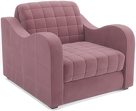 Кресло-кровать Мебель-АРС Барон №4 (велюр, пудра НВ-178 18)