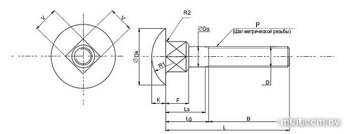 Набор болтов ЕКТ C40063 (600 шт)