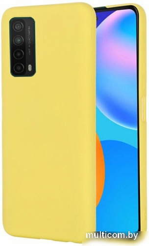 Чехол для телефона Case Cheap Liquid для Huawei P Smart 2021 (желтый)