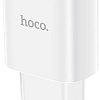 Сетевое зарядное Hoco N14 Smart charging (белый)