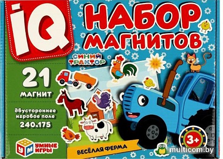 Мозаика/пазл Умные игры Веселая ферма. Синий трактор 4680107941541