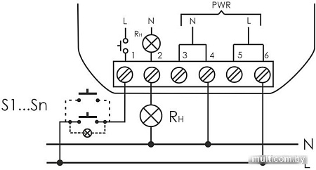 Реле импульсное Евроавтоматика F&F BIS-410 EA01.005.010