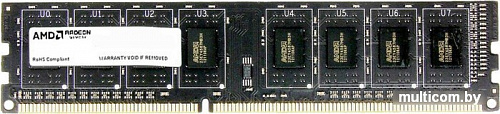 Оперативная память AMD Radeon Value 4GB DDR3 PC3-10600 (R334G1339U1S-UO)