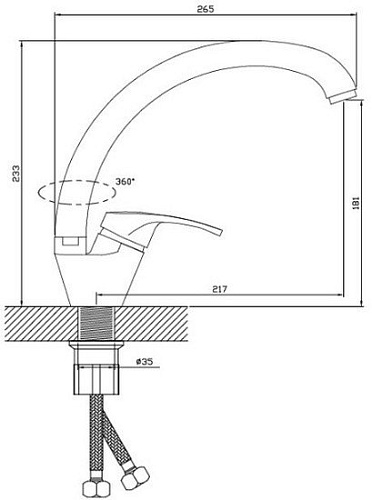 Смеситель Diadonna D80-559111