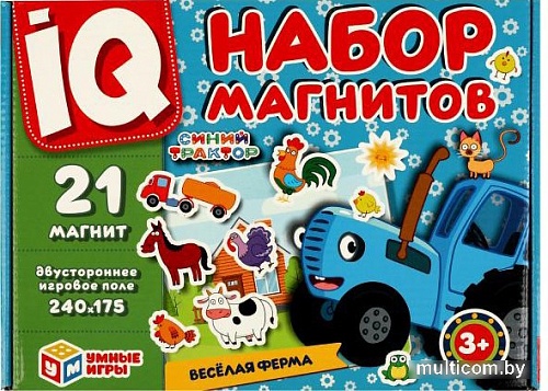 Мозаика/пазл Умные игры Веселая ферма. Синий трактор 4680107941541