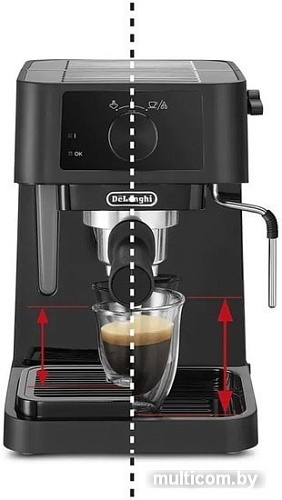 Рожковая помповая кофеварка DeLonghi Stilosa EC235.BK