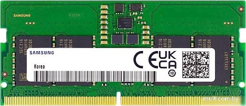 Оперативная память Samsung 8ГБ DDR5 SODIMM 4800 МГц M425R1GB4BB0-CQK0L