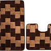 Набор ковриков Maximus Bornova 2518 (60x100/50x60, коричневый)