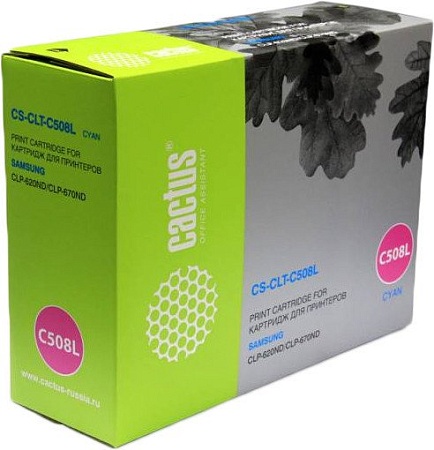Картридж CACTUS CS-CLT-C508L (аналог Samsung CLT-C508L)