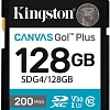 Карта памяти Kingston Canvas Go! Plus SDXC 128GB SDG4/128GB