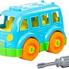 Конструктор Полесье 78995 Автобус малый (голубой)