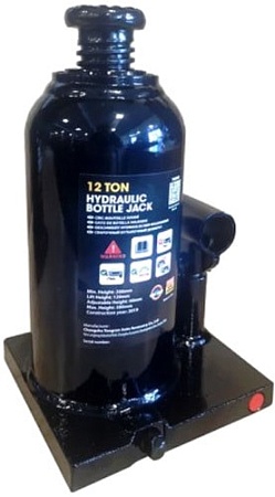 Бутылочный домкрат ForceKraft FK-T91204D 12т