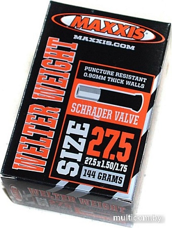 Велокамера Maxxis Welter Weight 27.5x1.5/1.75 SV EIB75071100