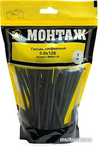 Гвоздь шиферный Монтаж MD001119 (1 кг)