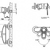 Однорычажный смеситель Bravat Loop F9124182CP-01