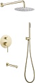 Душевая система Abber Emotion AF8817G (золото матовое)