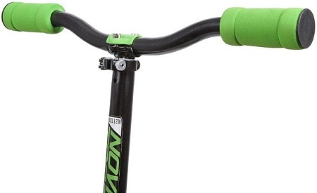 Самокат Novatrack Polis 230 Plasticnf 230PNF.POLIS.OR20 (черный/зеленый)