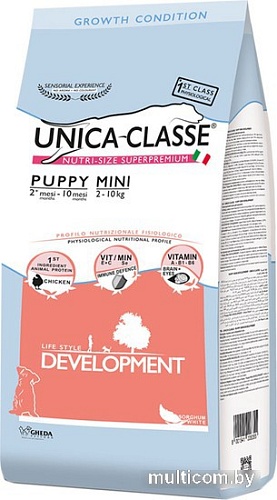 Сухой корм для собак Unica Classe Growth Condition Puppy Mini Development Chicken 2 кг