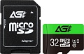 Карта памяти AGI TF138 microSDHC AGI032GU1TF138 32GB (с адаптером)