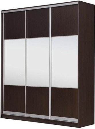 Шкаф-купе Рэйгрупп 233450 VVX Elgon РГ-01.01 (венге/хром)