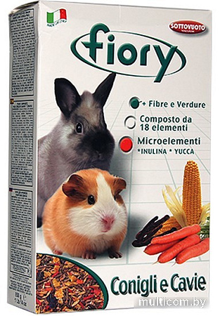 Корм для грызунов Fiory Корм для морских свинок и кроликов 850 г