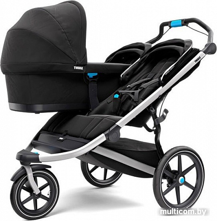 Коляска прогулочная «книга» Thule Urban Glide 2 Double (Jet Black)