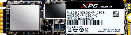 SSD A-Data XPG SX8000 128GB ASX8000NP-128GM-C (без радиатора)