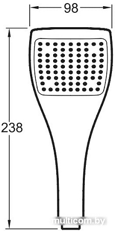 Душевая лейка Jacob Delafon EO E3877-CP