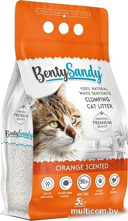 Наполнитель для туалета BentySandy Orange Scented 5 л