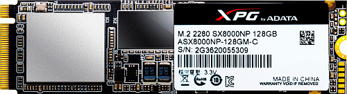 SSD A-Data XPG SX8000 128GB ASX8000NP-128GM-C (без радиатора)