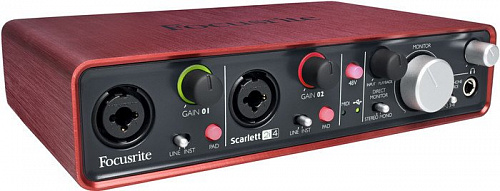 Аудиоинтерфейс Focusrite Scarlett 2i4