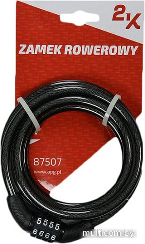 Тросовый велосипедный замок 2K 87507/8-1000
