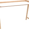 Стол Stool Group Pyramid 118x53 T-002-P (белый/светлое дерево)