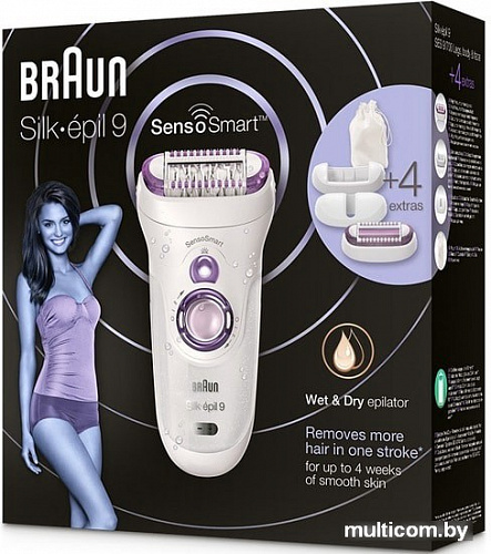 Эпилятор Braun Silk-epil 9 SensoSmart 9/700 Wet&Dry