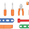Набор инструментов игрушечных Нордпласт В чемодане 545