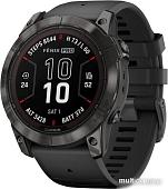 Умные часы Garmin Fenix 7X Pro Sapphire Solar (карбоново-серый титан/черный)