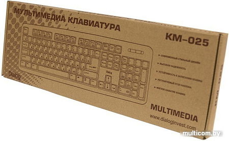 Клавиатура Dialog KM-025U Black