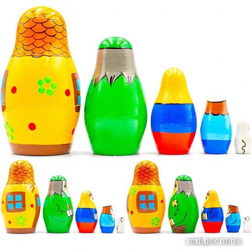 Развивающая игра Брестская Матрешка Гензель и Гретель (набор 5 шт)