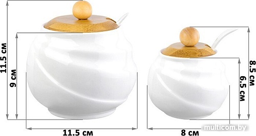 Набор для специй Elan Gallery Айсберг волны 540134