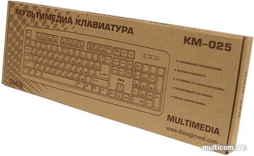 Клавиатура Dialog KM-025U Black