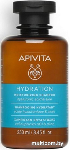 Шампунь APIVITA Moisturizing Shampoo с гиалуроновой кислотой и алоэ 250 мл