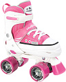 Роликовые коньки Hudora Rollschuh (р. 28-31, розовый/белый)