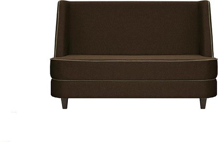 Диван Brioli Рико двухместный (рогожка, J5 коричневый)