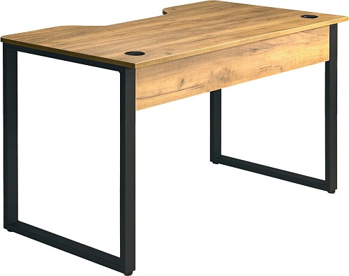 Геймерский стол Millwood Лофт Гонконг ДТ-3 130x70x75 (дуб золотой Craft/металл черный)