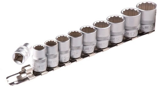 Набор торцевых головок Stels 13607 (10 предметов)