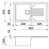 Кухонная мойка Elleci Tekno 400 Bianco Antico 62